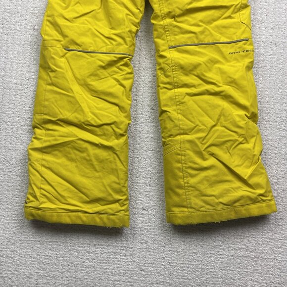 Columbia Bugaboo Ski Pants Youth Sz M (10-12) Yellow Insulated Winter Read* - Picture 13 of 16
